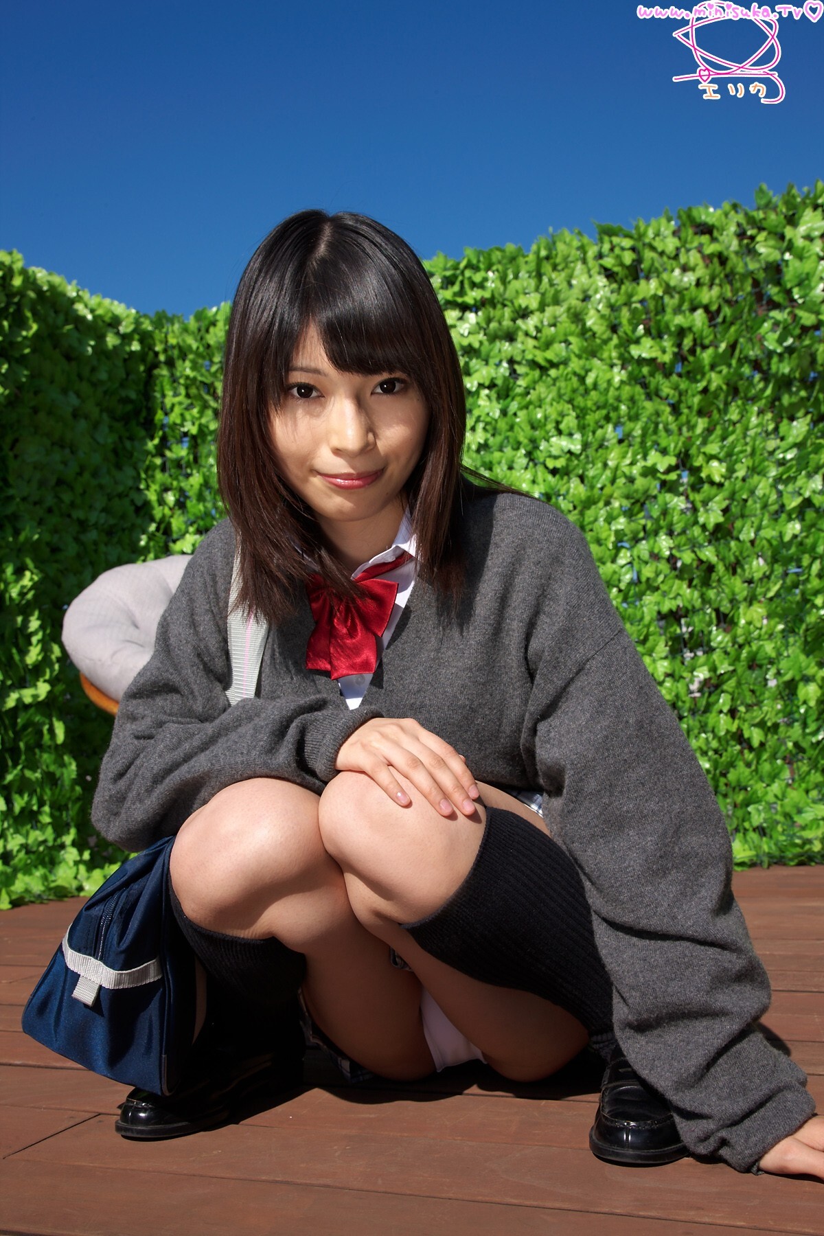 Erika Erika (1) Minisuka. TV Women's high school girl